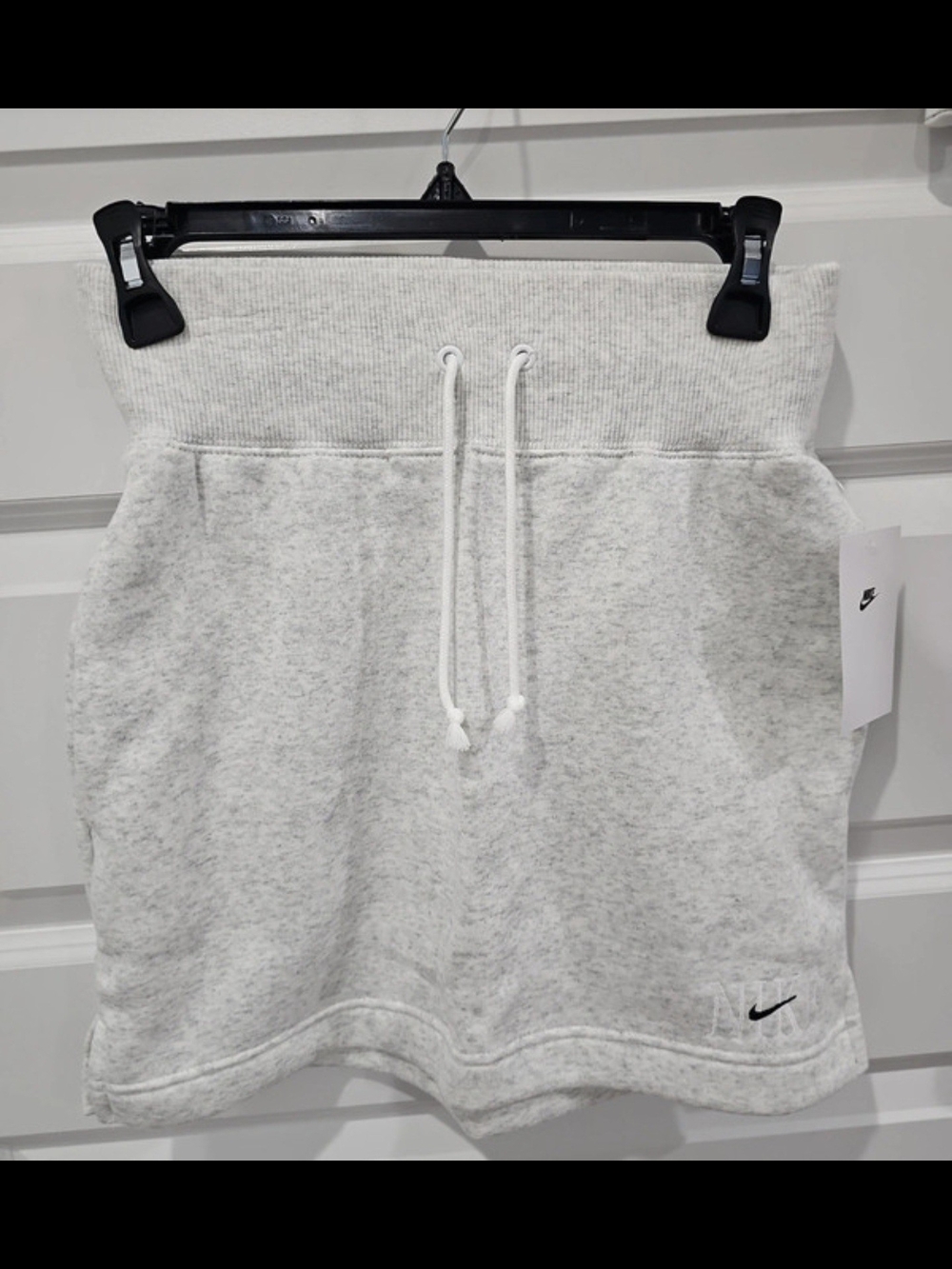 Nike Heather Gray Drawstring Waist Skirt